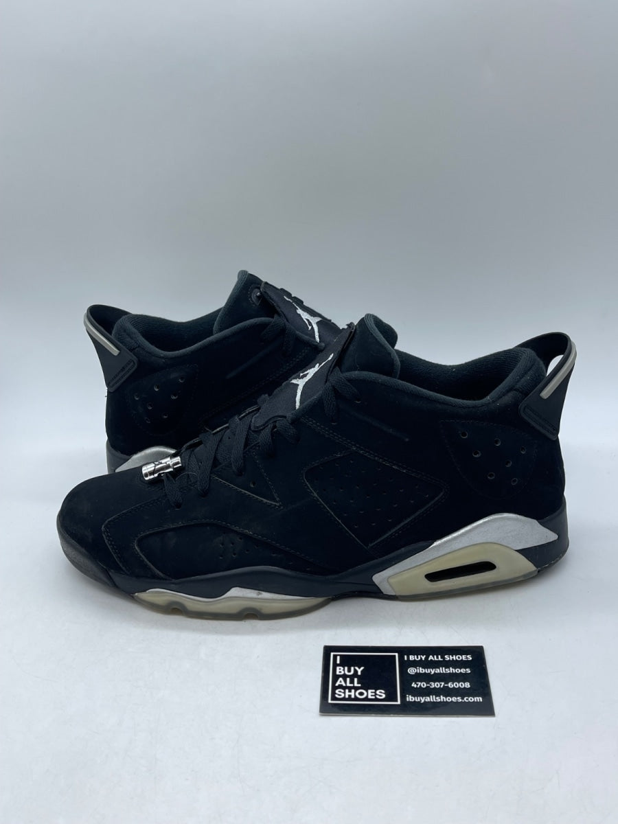 Jordan 6 Retro Low Chrome (2015) 13 (Heavily Worn Pre-Owned) - Image 1