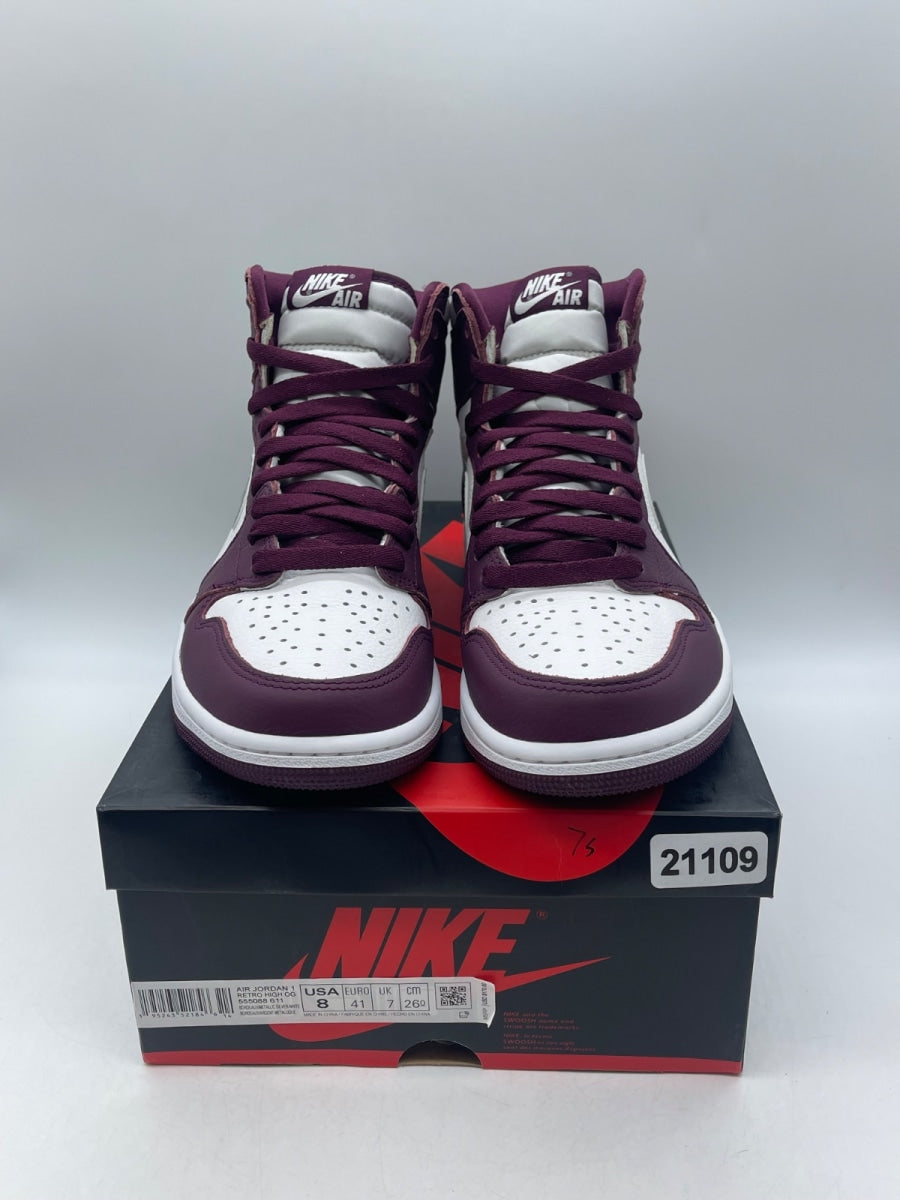 Jordan 1 Retro High OG Bordeaux 8 (Moderately Worn Pre-Owned) - Image 2