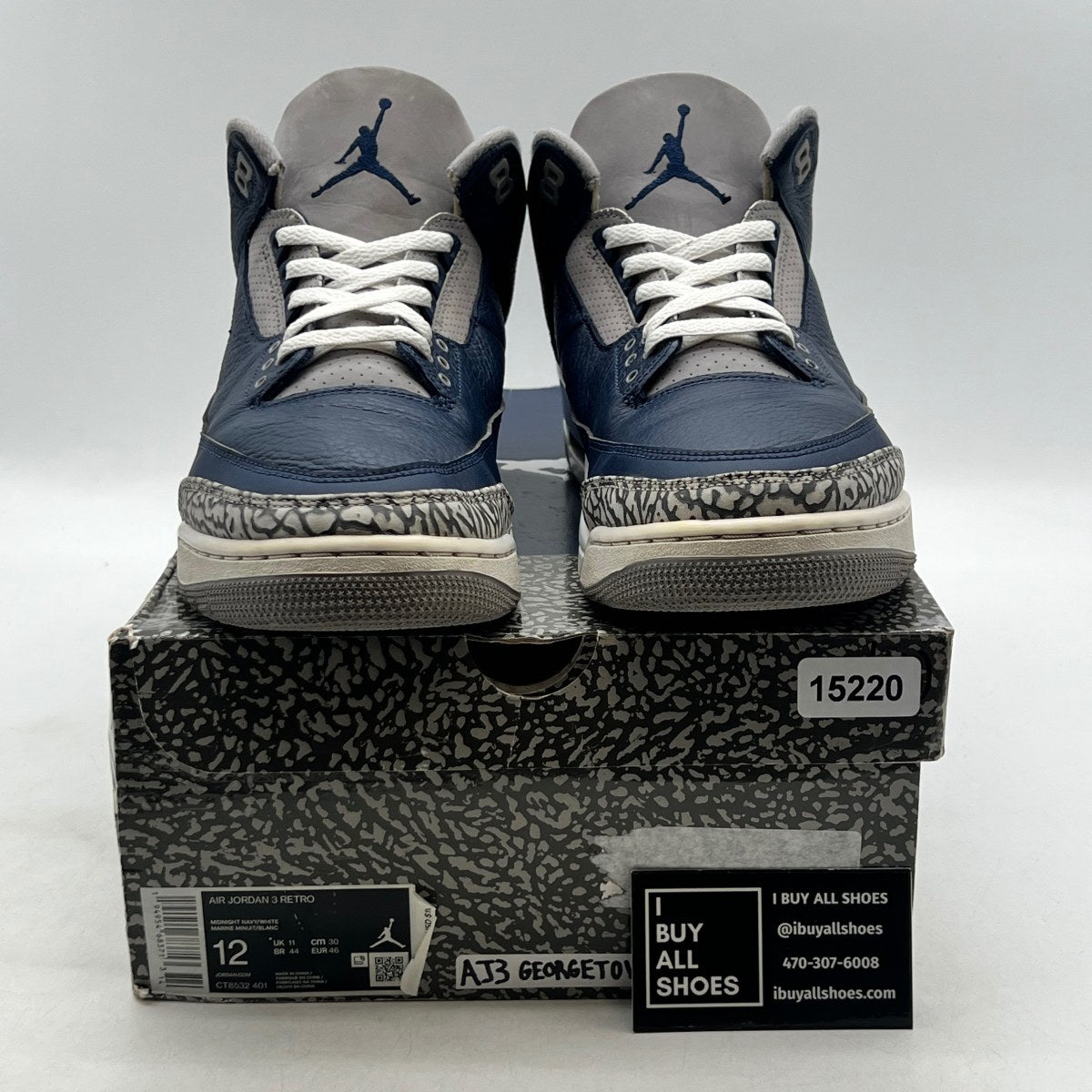 Jordan 3 Retro Georgetown (2021) - Image 2