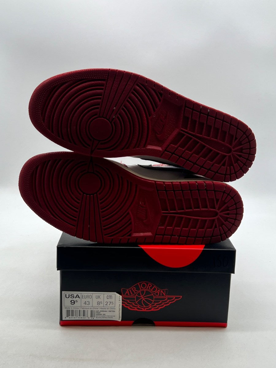 Jordan 1 Retro Chicago (2013) 9.5 (Moderately Worn Pre-Owned)JordanWhite/Varsity Red-Black - Image 7