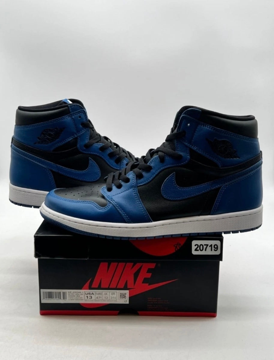 Jordan 1 Retro High OG Dark Marina Blue 13 (Lightly Worn Pre-Owned)JordanDark Marina Blue/Black-White - Image 1