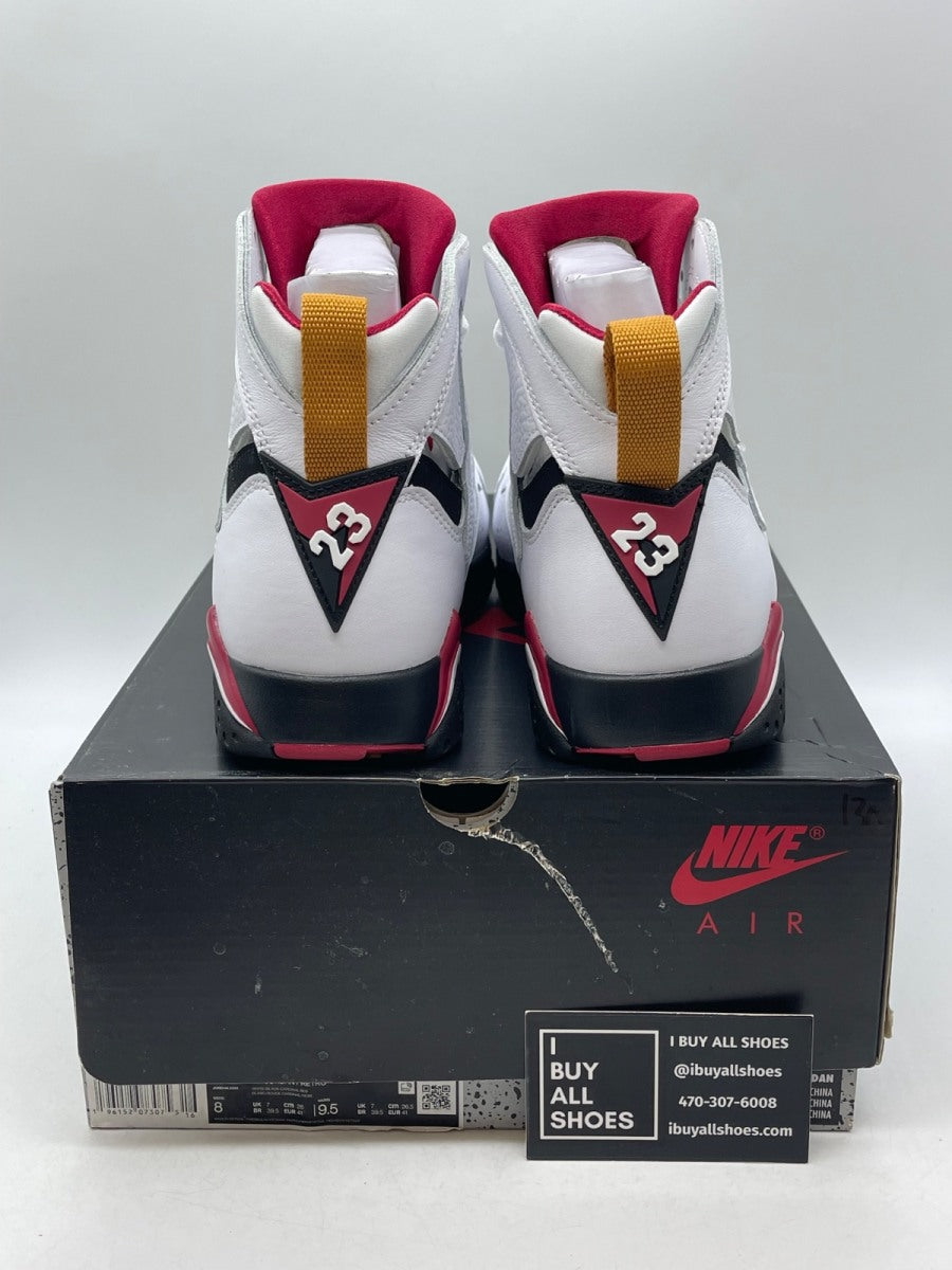 Jordan 7 Retro Cardinal (2022) 8 (Moderately Worn Pre-Owned) - Image 3