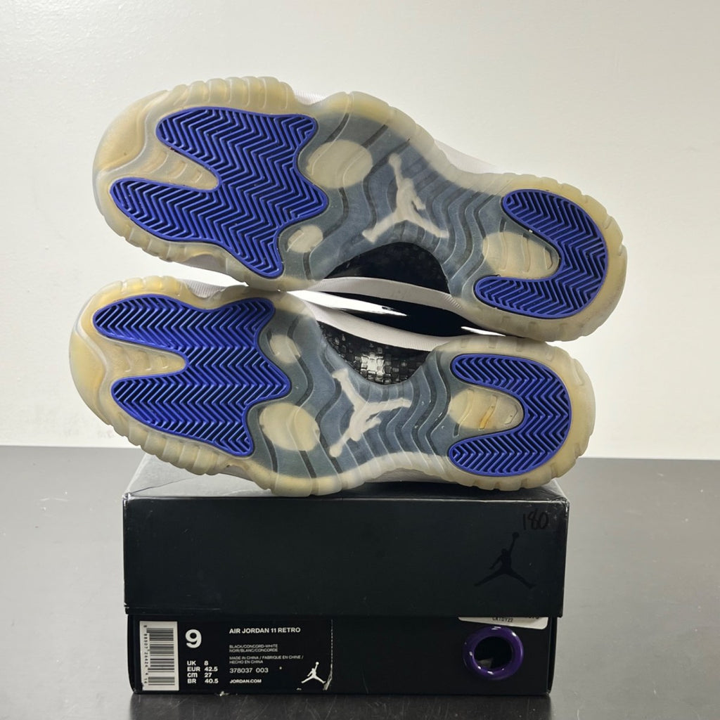 Jordan 11 Retro Space Jam (2016) 9 (Moderately Worn Pre-Owned)JordanBlack/Dark Concord-White - Image 6