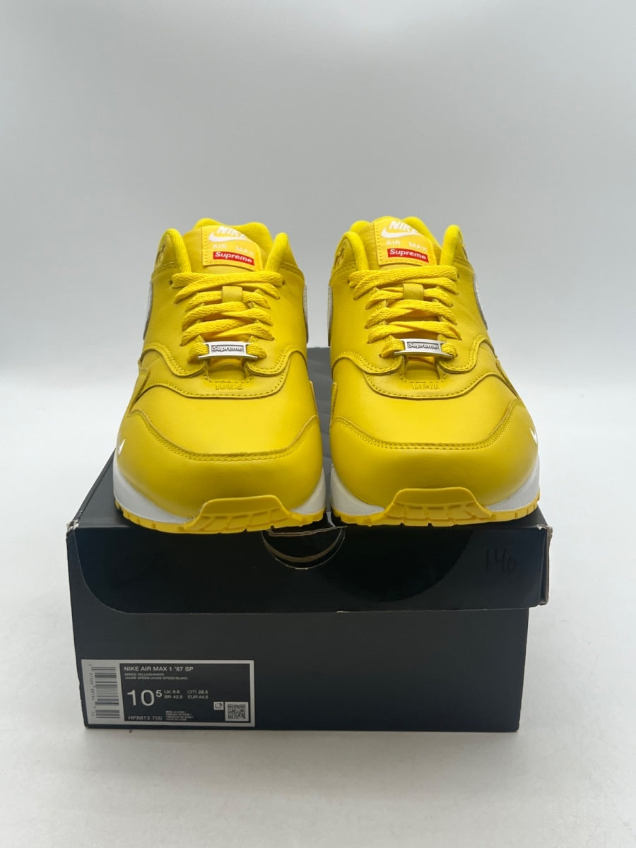 Nike Air Max 1 '87 SP Supreme Speed Yellow 10.5 (VNDS Pre-Owned)NikeSpeed Yellow/White/Speed Yellow - Image 2