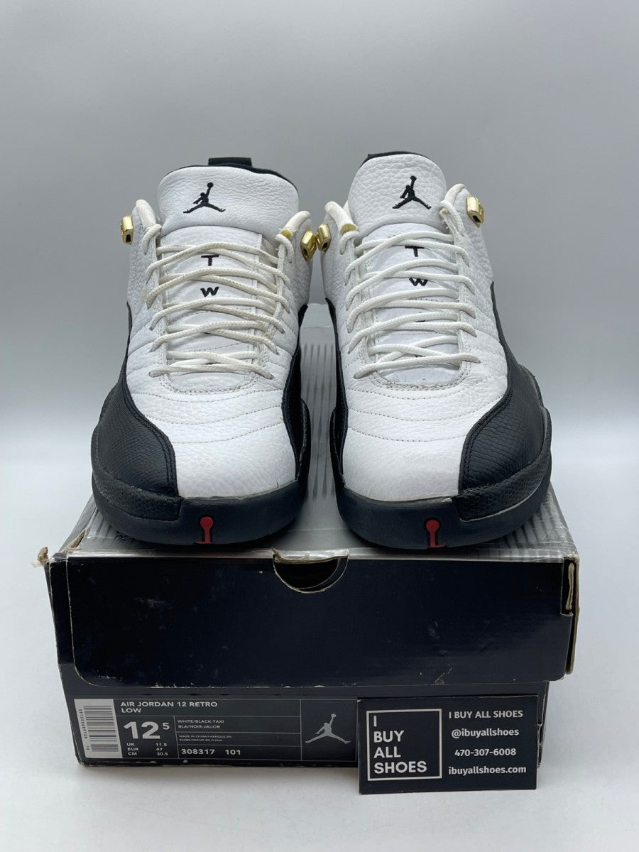 Jordan 12 Retro Low Taxi (2004) 12.5 (Moderately Worn Pre-Owned) - Image 2