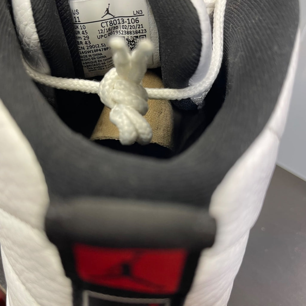 Jordan 12 Retro Twist 11 (New Pre-Owned)JordanWhite/Black-University Red - Image 6