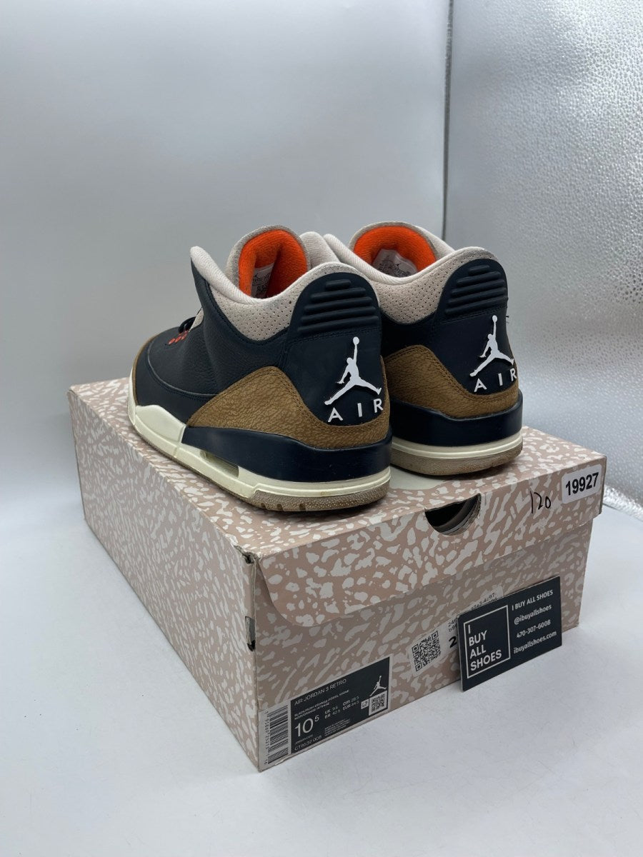 Jordan 3 Retro Desert Elephant 10.5 (Moderately Worn Pre-Owned) - Image 4