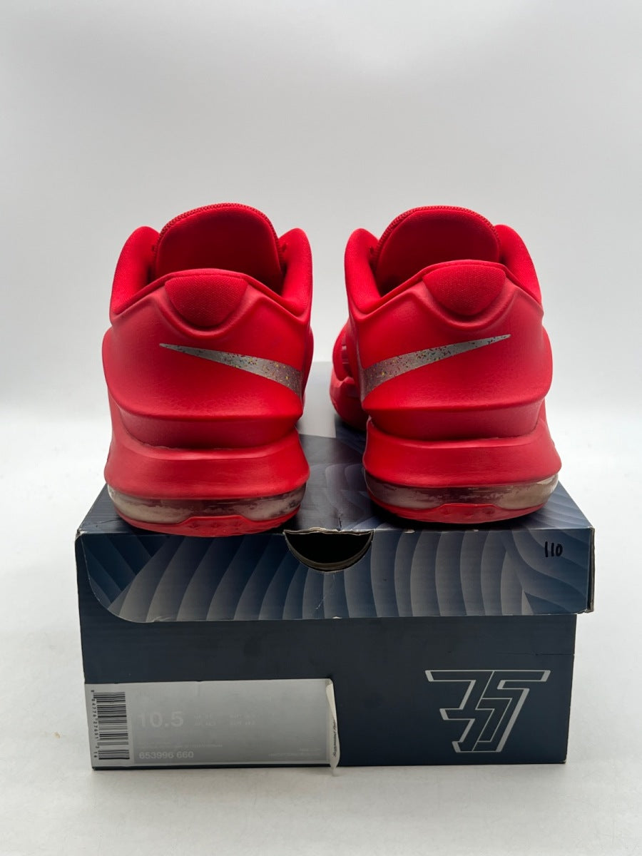 Nike KD 7 Global Game 10.5 (Moderately Worn Pre-Owned)NikeAction Red/Metallic Silver - Image 5