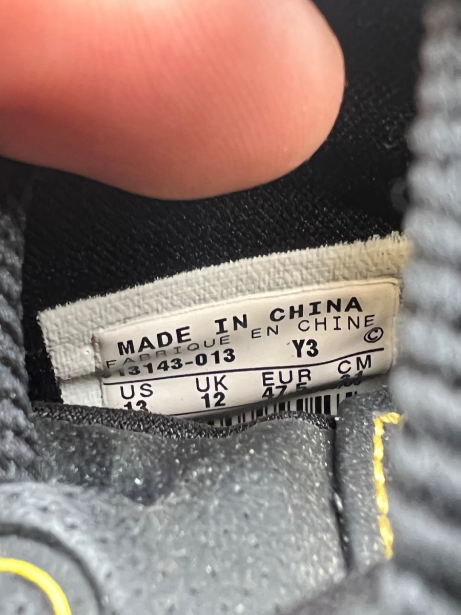 Nike Kobe 1 Black Maize 13 (Moderately Worn Pre-Owned) - Image 6