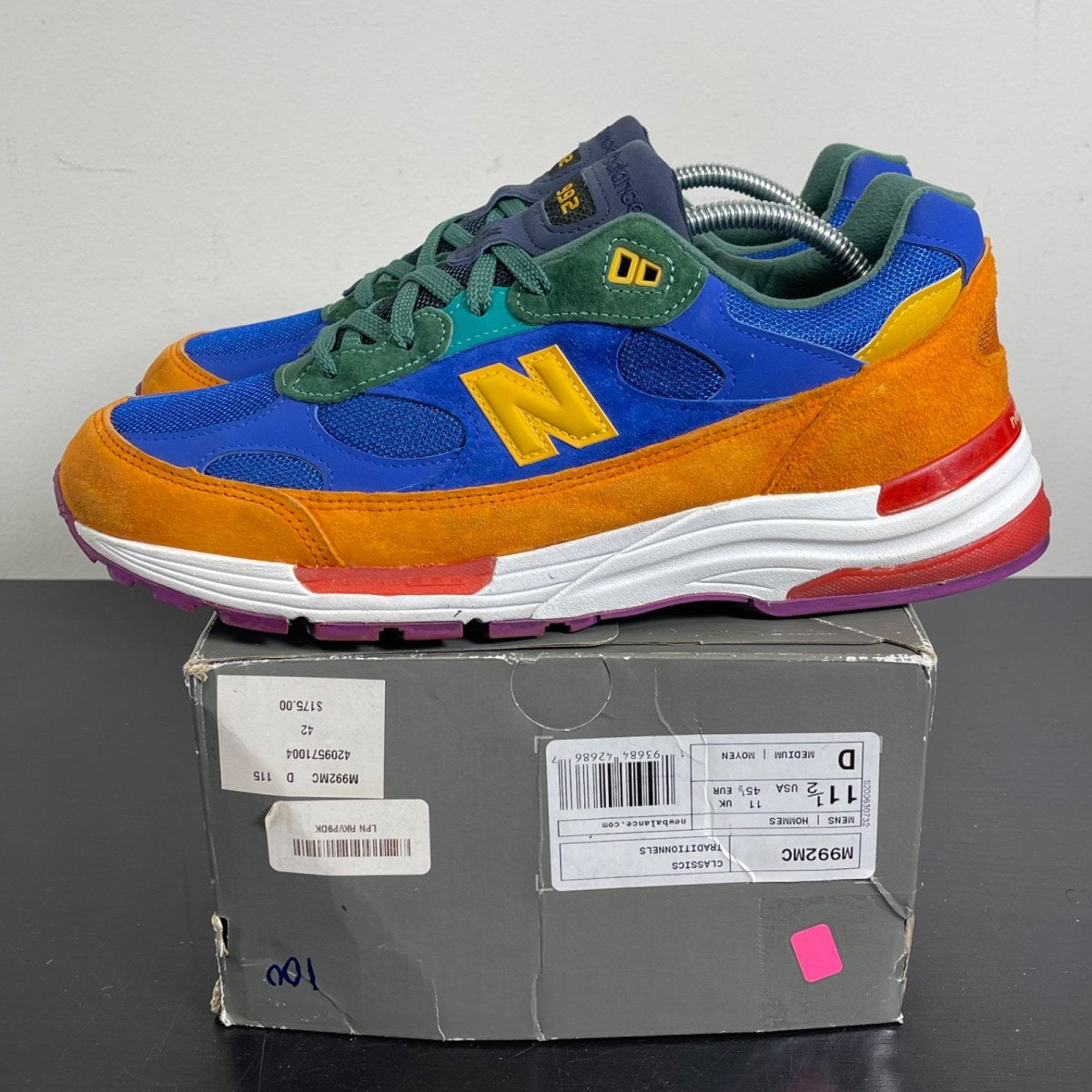 New Balance 992 Multi-Color 11.5 (Moderately Worn Pre-Owned)New BalanceMulticolor - Image 3