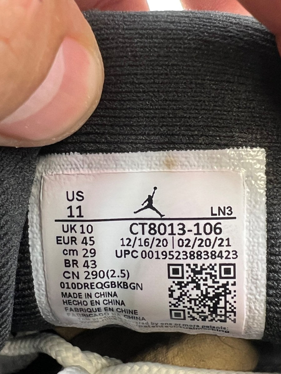 Jordan 12 Retro Twist 11 (Lightly Worn Pre-Owned)JordanWhite/Black-University Red - Image 7