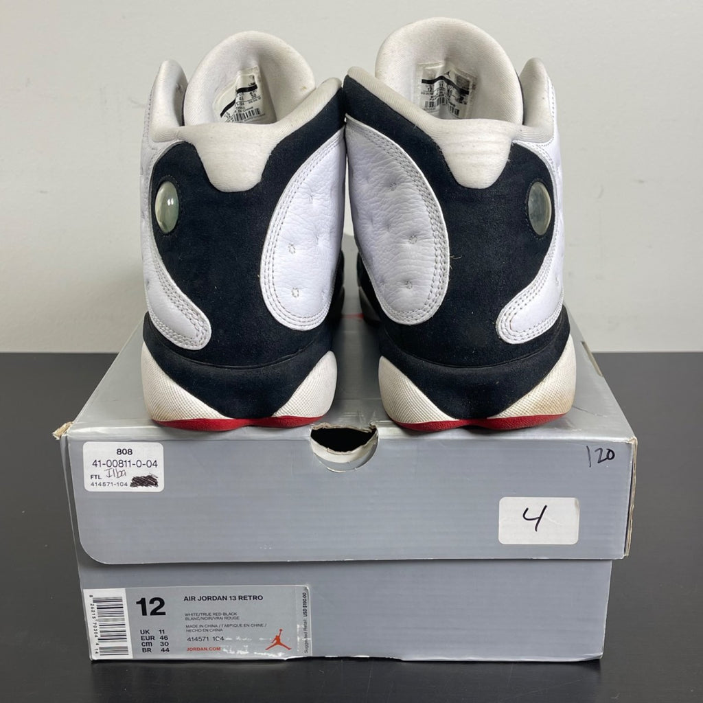 Jordan 13 Retro He Got Game (2018) 12 (Moderately Worn Pre-Owned)JordanWhite/True Red-Black - Image 4