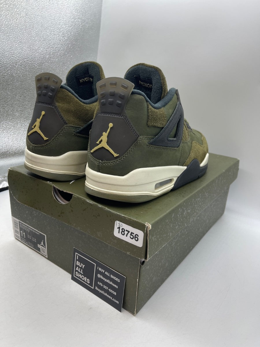 Jordan 4 Retro SE Craft Medium Olive 11 (Heavily Worn Pre-Owned) - Image 5