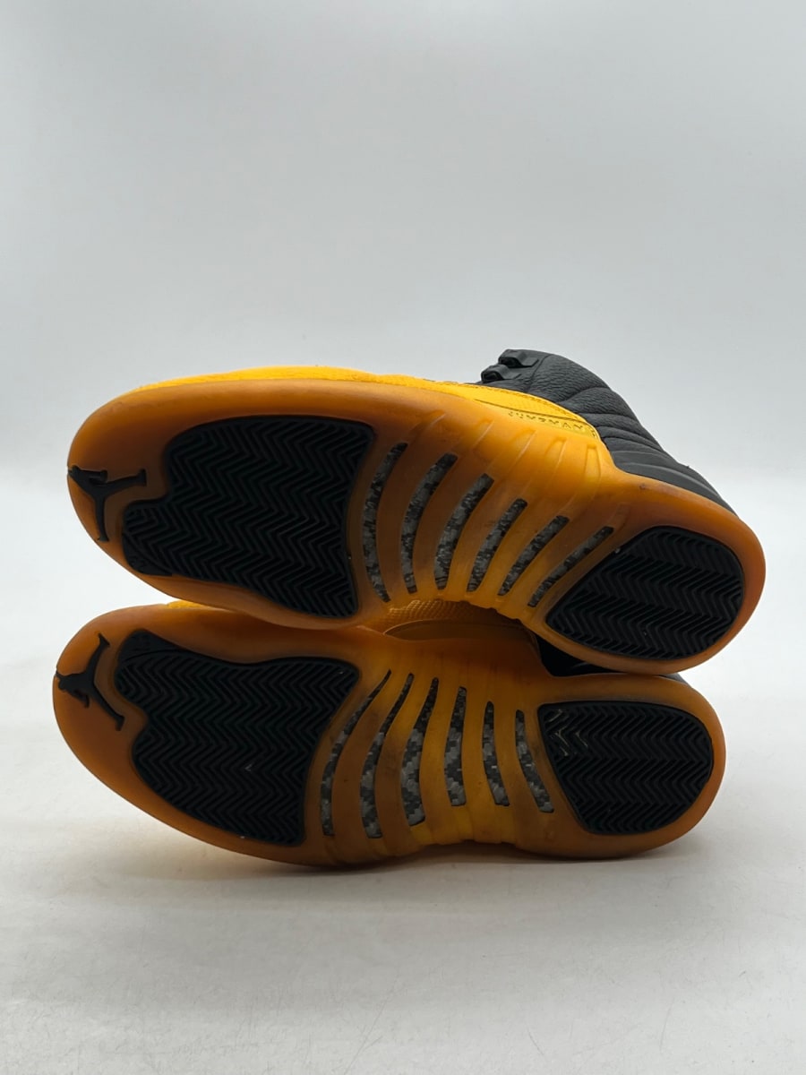 Jordan 12 Retro Black University Gold 8.5 (Moderately Worn Pre-Owned) - Image 7