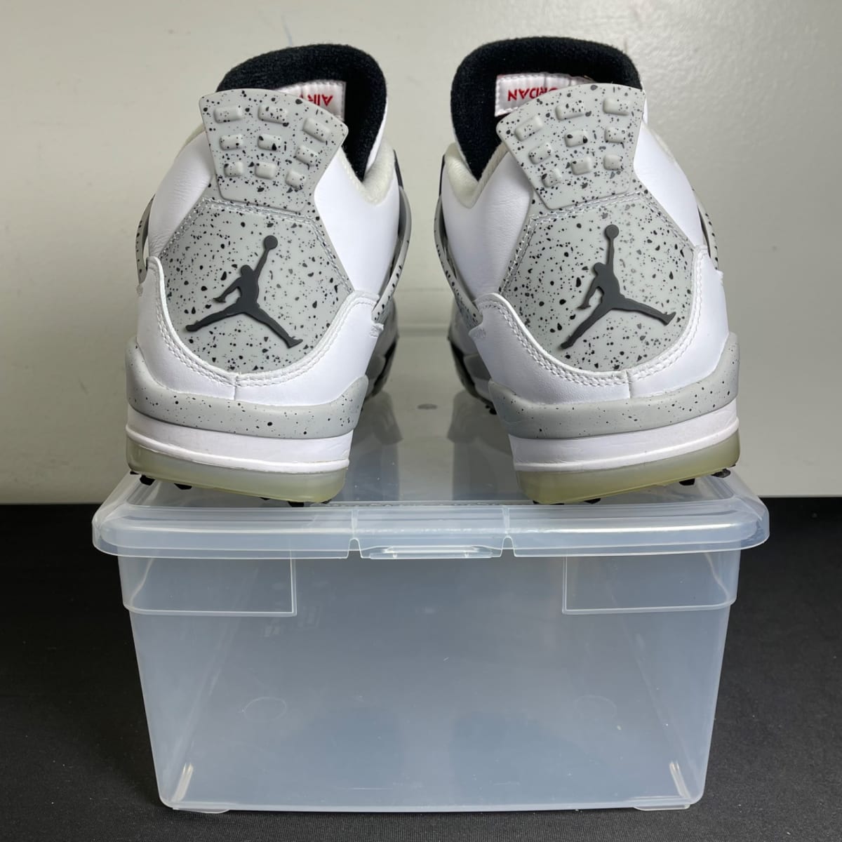Jordan 4 Retro Golf White Cement (Size 10.5) - aux