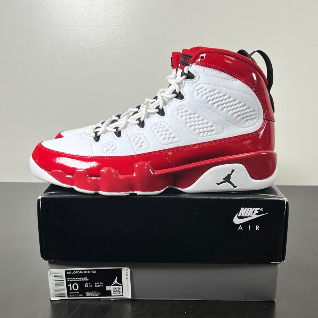 Jordan 9 Retro White Gym Red 10 (New Pre-Owned)Jordan - Image 3
