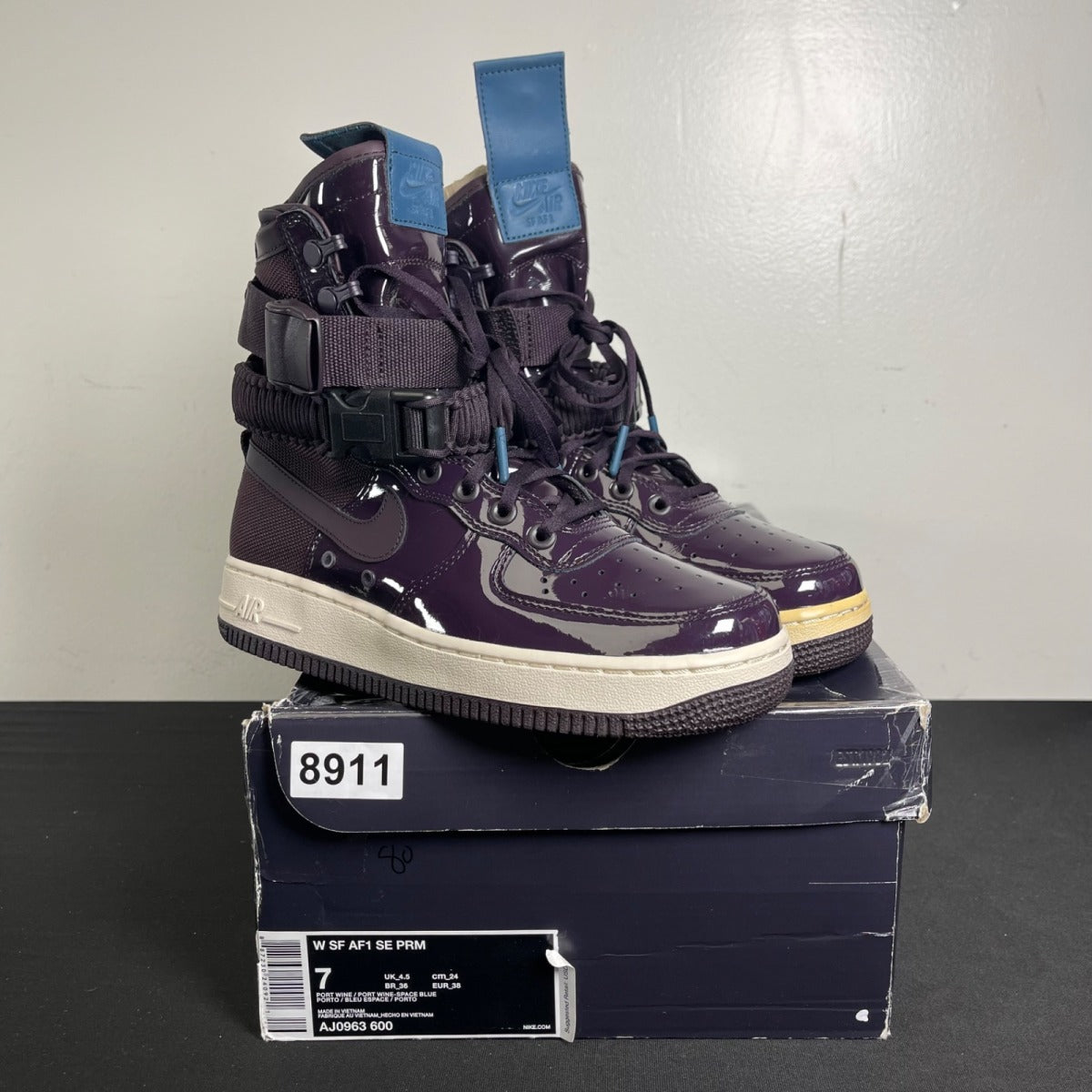 Nike SF Air Force 1 High Ruby Rose Force Is Female Port Wine (Women's) (Size 7W) - Image 1