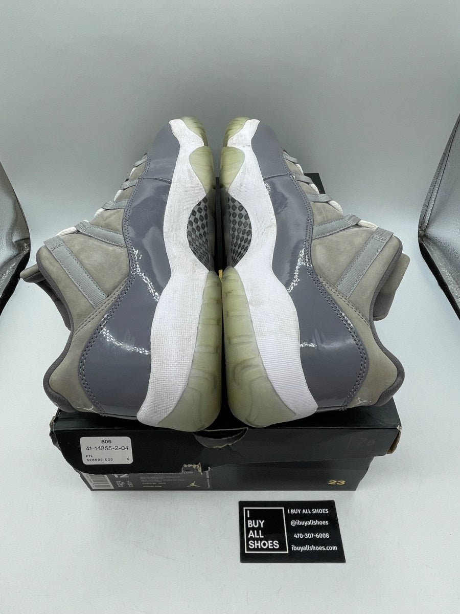 Jordan 11 Retro Low Cool Grey 12 (Moderately Worn Pre-Owned) - Image 6
