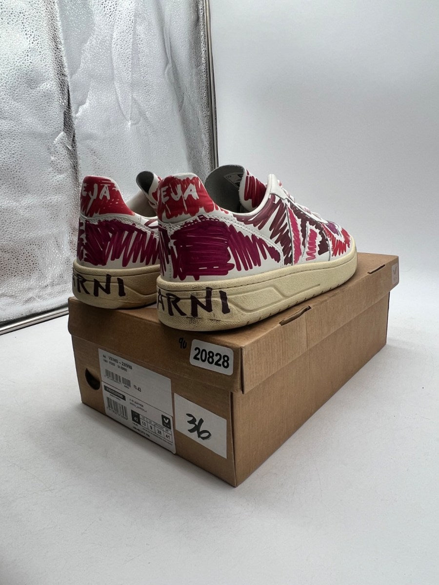Veja V-10 Leather x Marni Marsala Multi 43 (Moderately Worn Pre-Owned) - Image 3