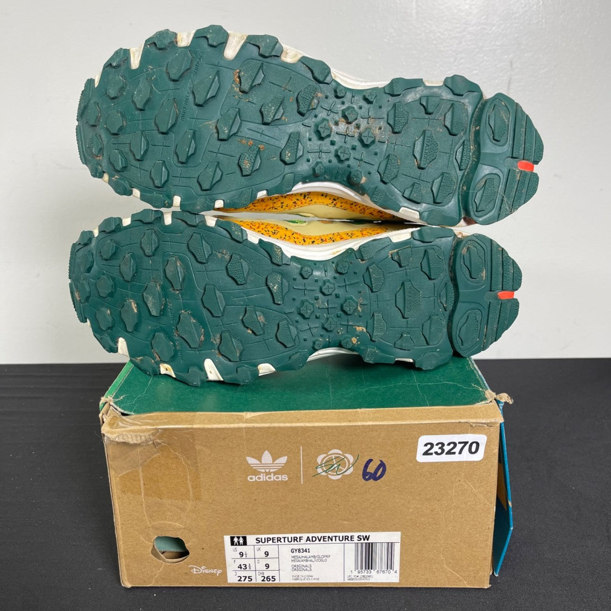 adidas Superturf Adventure Sean Wotherspoon Jiminy Cricket 9.5 (Moderately Worn Pre-Owned)adidasSail/Orange/Purple/Teal - Image 5
