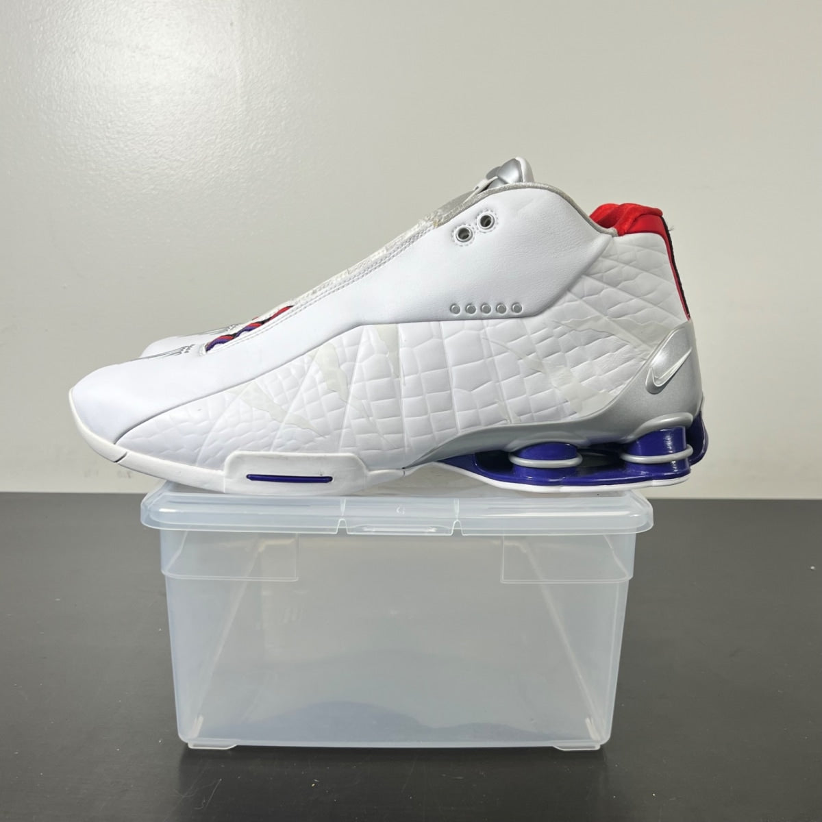 Nike Shox BB4 Toronto Raptors 14 (New Pre-Owned)NikeWhite/Metallic Silver-Court Purple - Image 5