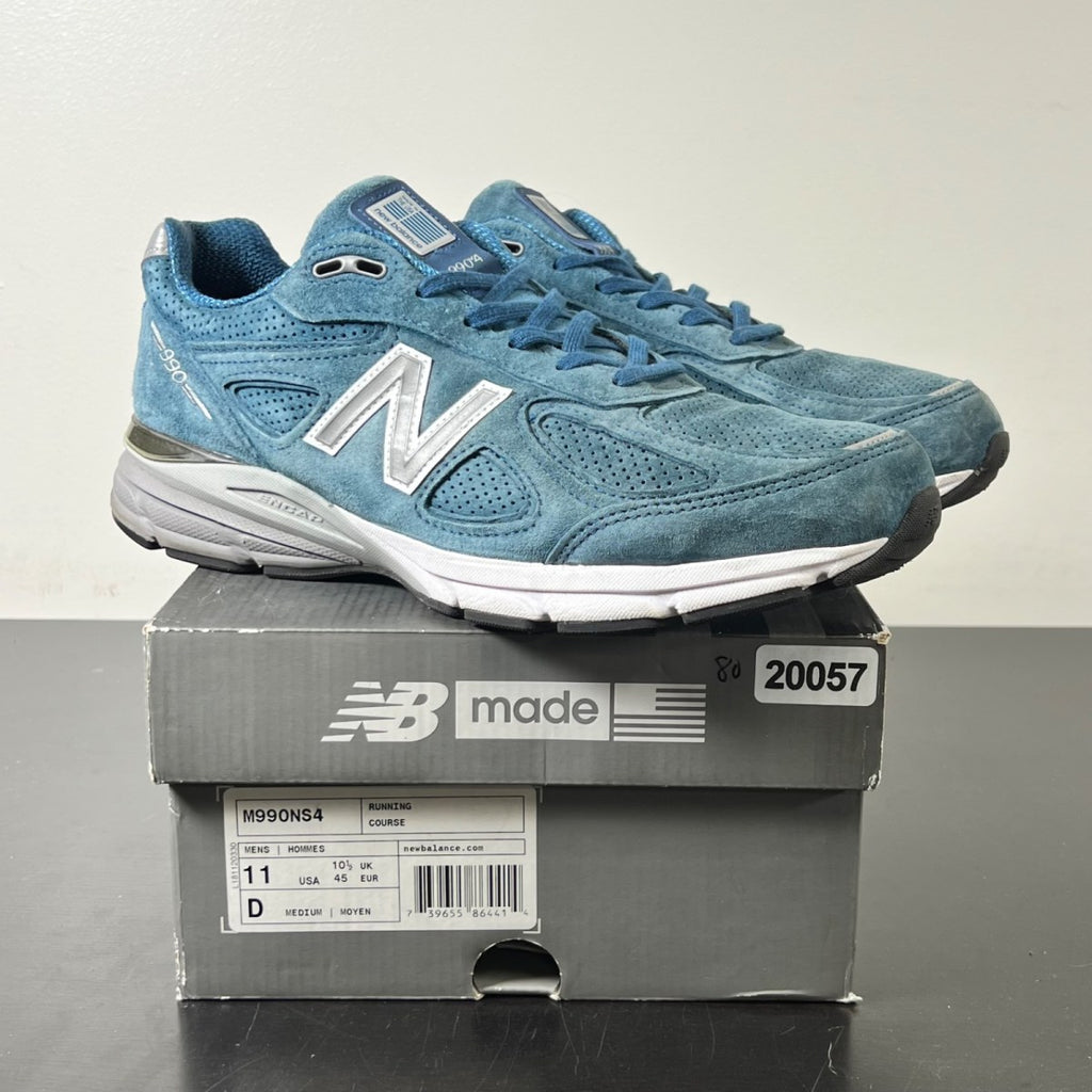 New Balance 990v4 North Sea 11 (Lightly Worn Pre-Owned)New BalanceNorth Sea/Grey - Image 1