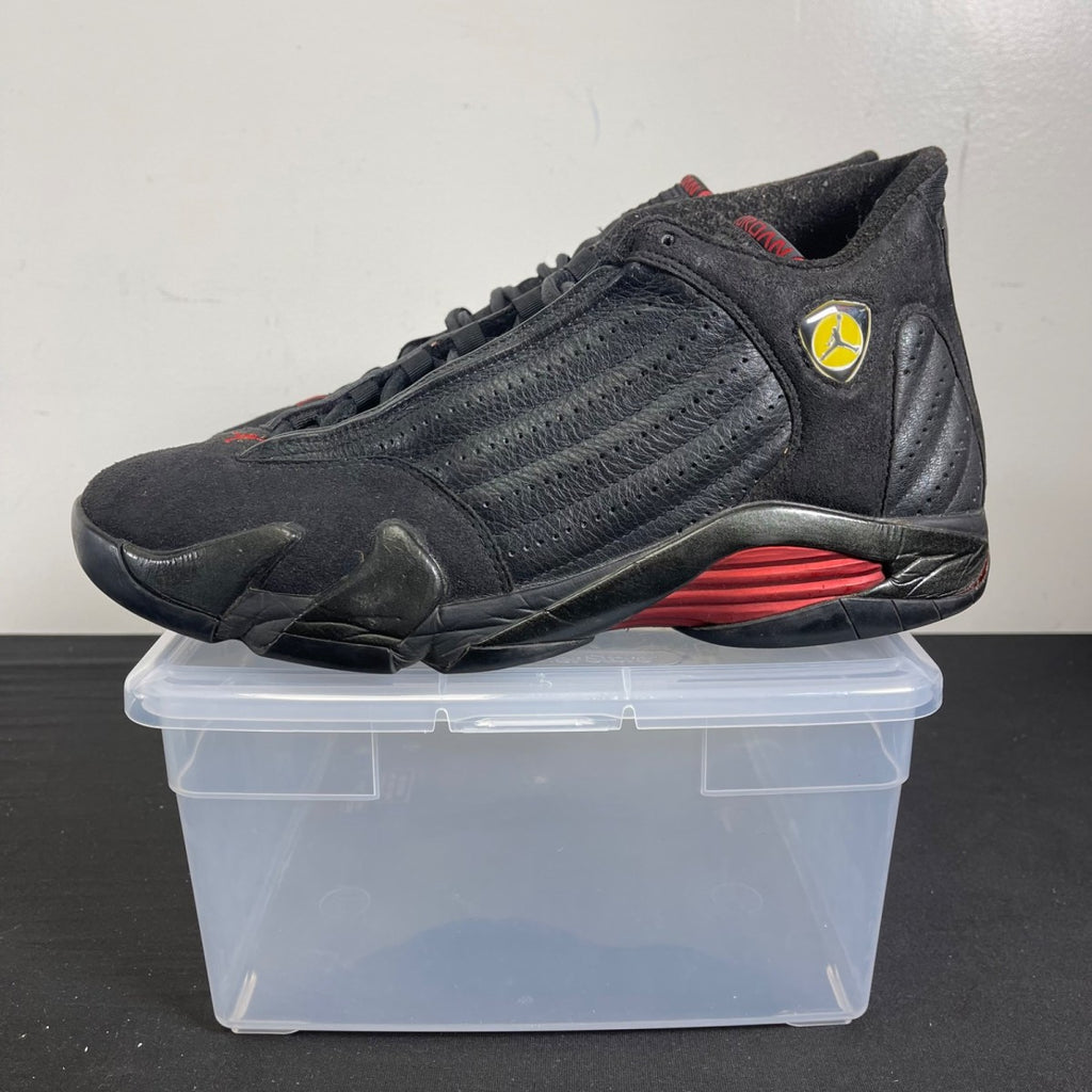 Jordan 14 OG Last Shot (1999) 11 (Moderately Worn Pre-Owned)JordanBlack/Black-Varsity Red - Image 3