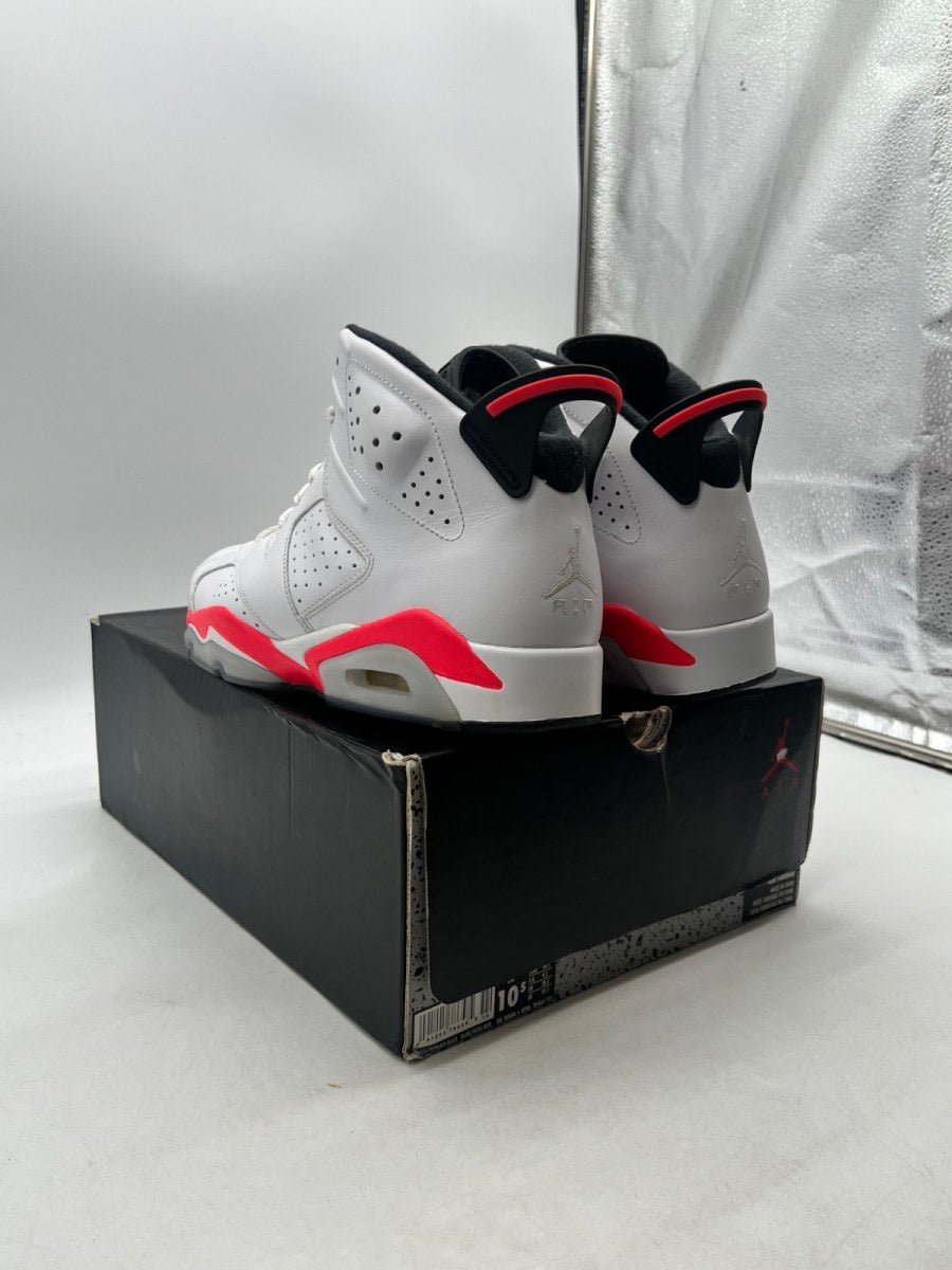 Jordan 6 Retro Infrared White (2014) 10.5 (Moderately Worn Pre-Owned)JordanWhite/Infrared - Image 6