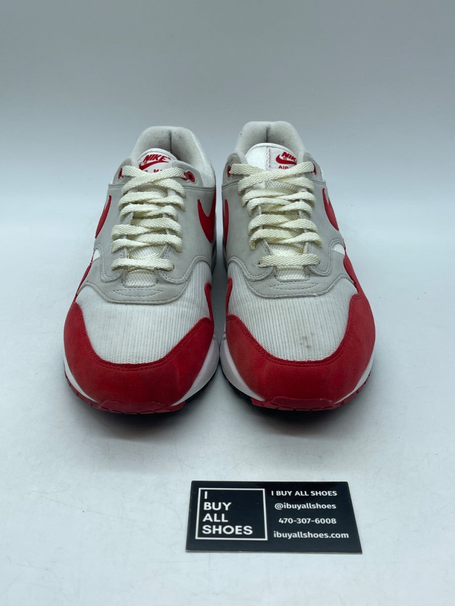 Nike Air Max 1 Anniversary Red (2017/2018 Restock Pair) 12 (Moderately Worn Pre-Owned) - Image 2