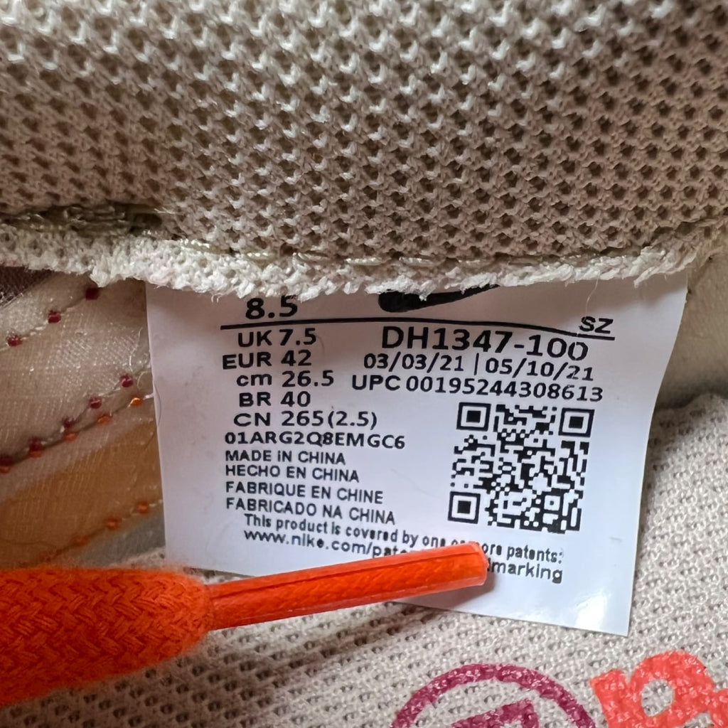 Nike LD Waffle sacai CLOT Kiss of Death Net Orange Blaze 8.5 (Lightly Worn Pre-Owned)NikeNet/Orange Blaze-Deep Red-Green Bean - Image 7