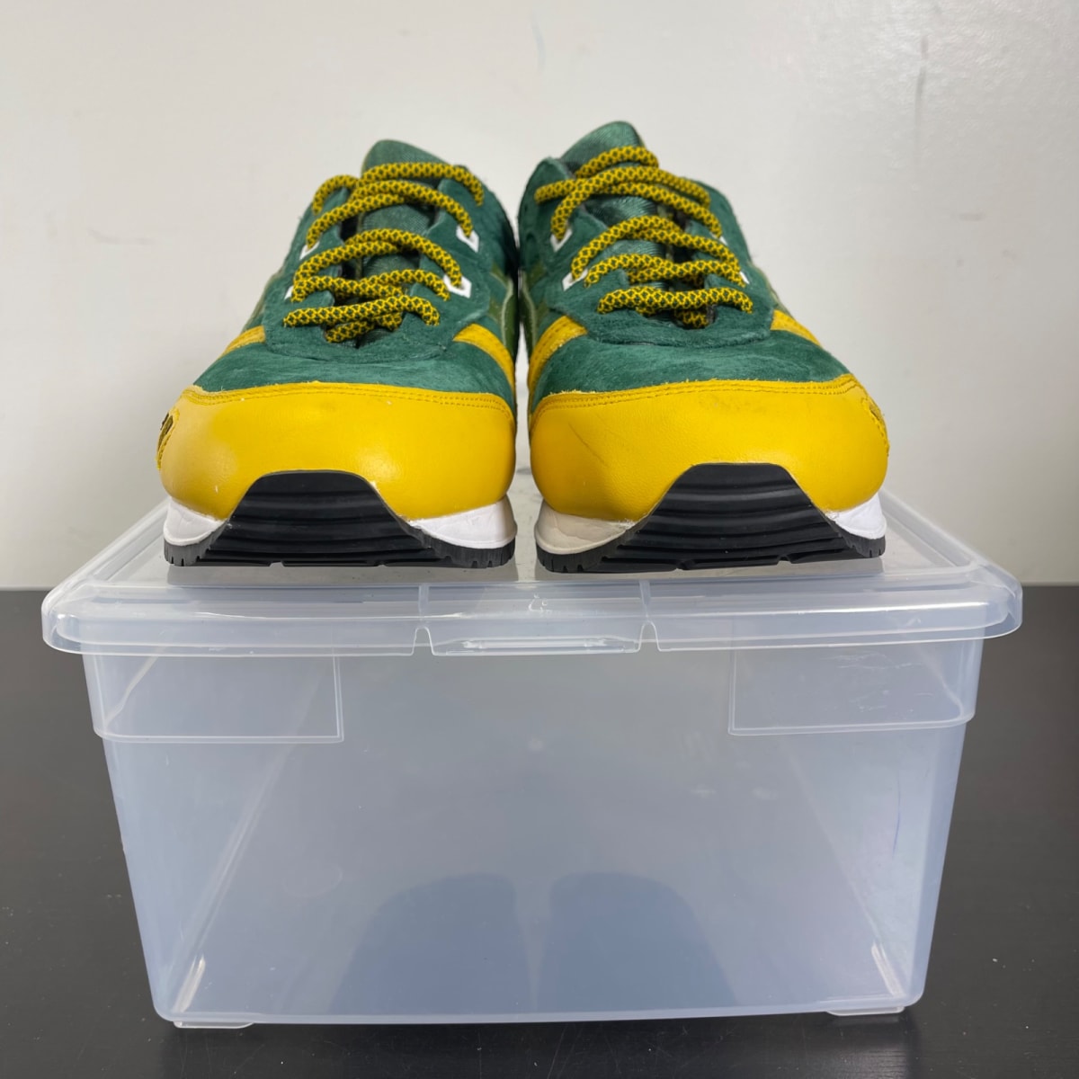 ASICS Gel-Lyte III '07 Remastered Kith Marvel X-Men Rogue Opened Box (Trading Card Not Included) 8.5 (Moderately Worn Pre-Owned)ASICSGreen/Yellow - Image 2