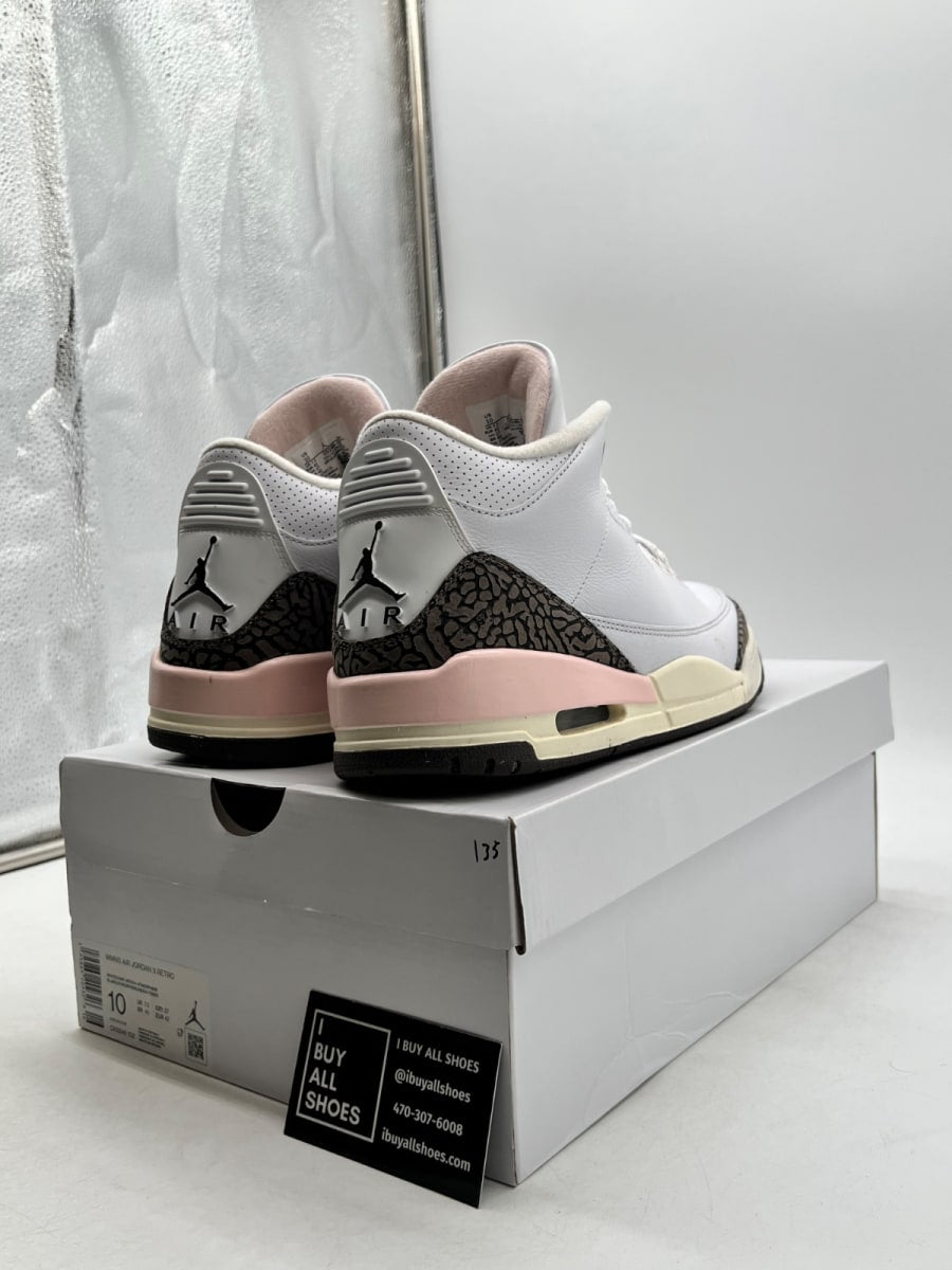 Jordan 3 Retro Neapolitan Dark Mocha (Women's) 10W (Moderately Worn Pre-Owned) - Image 5