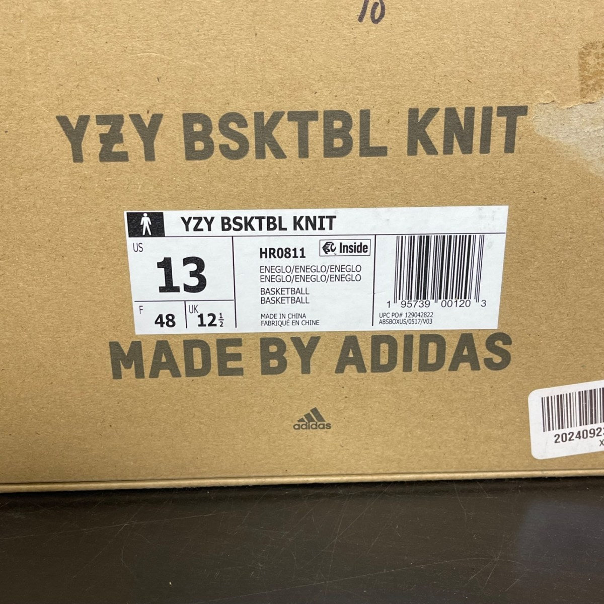 adidas Yeezy BSKTBL Knit Energy Glow 13 (Moderately Worn Pre-Owned)adidasEnergy Glow/Black - Image 7