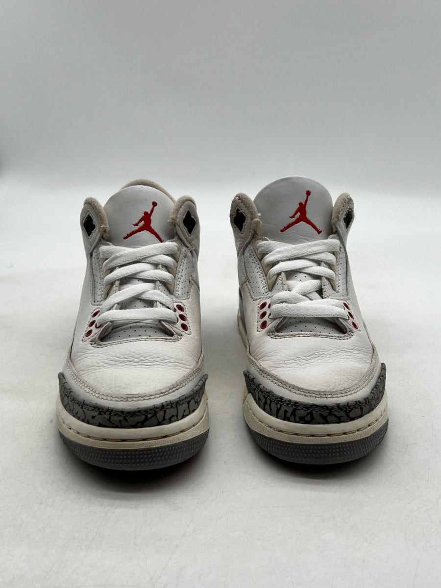 Jordan 3 Retro White Cement Reimagined (GS) 3.5Y (Moderately Worn Pre-Owned) - Image 2