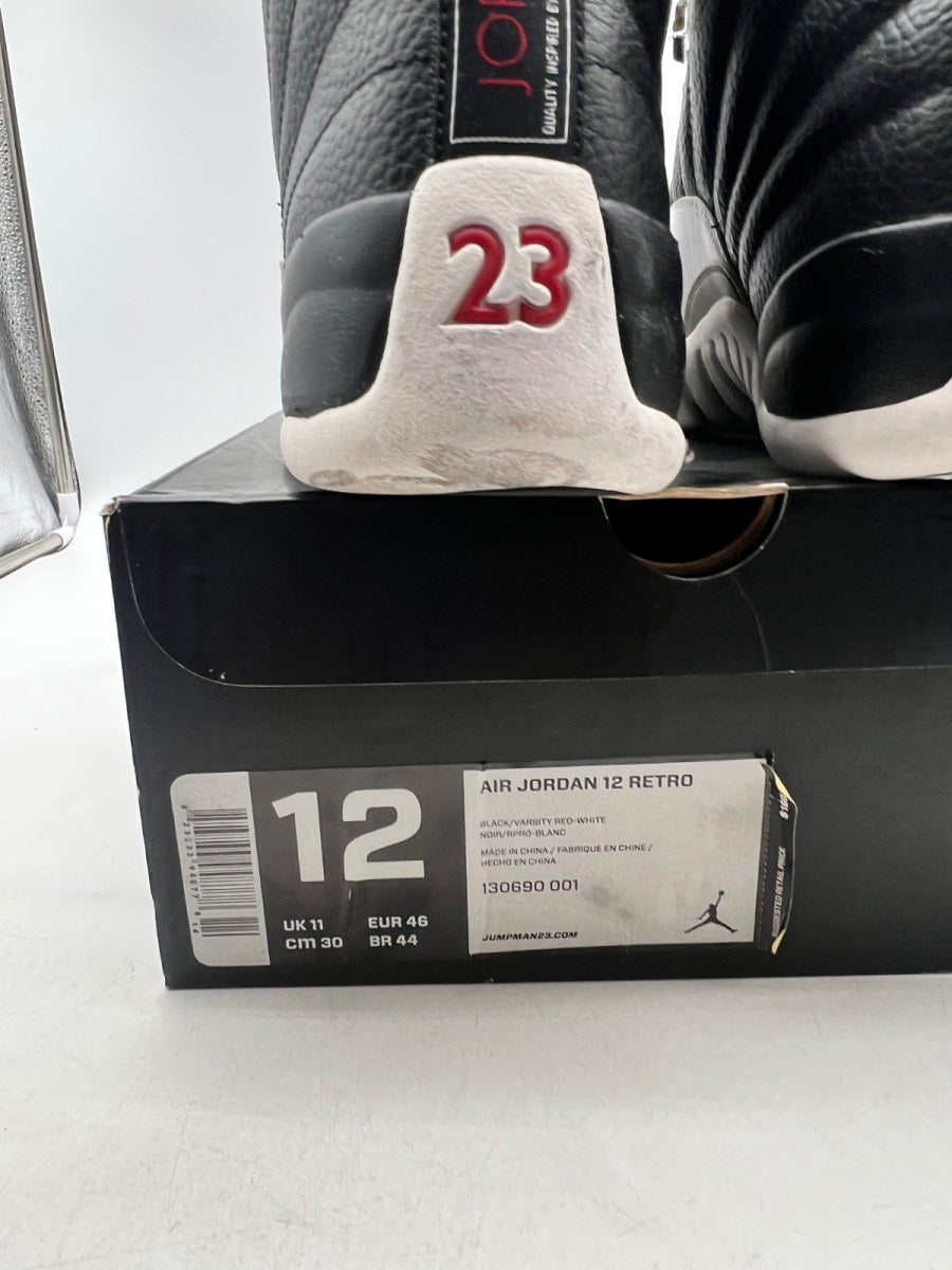 Jordan 12 Retro Playoffs (2012) 12 (Lightly Worn Pre-Owned)JordanBlack/White-True Red - Image 6