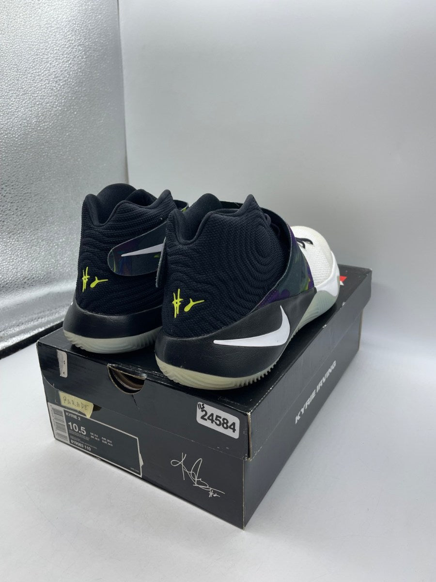 Nike Kyrie 2 Parade 10.5 (Moderately Worn Pre-Owned)NikeWhite/Black-Volt - Image 5