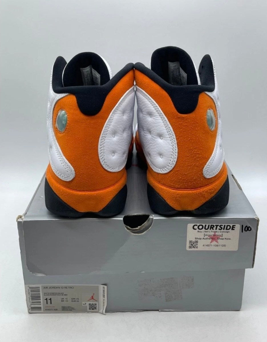 Jordan 13 Retro Starfish 11 (Lightly Worn Pre-Owned)JordanWhite/White-Starfish-Black - Image 3