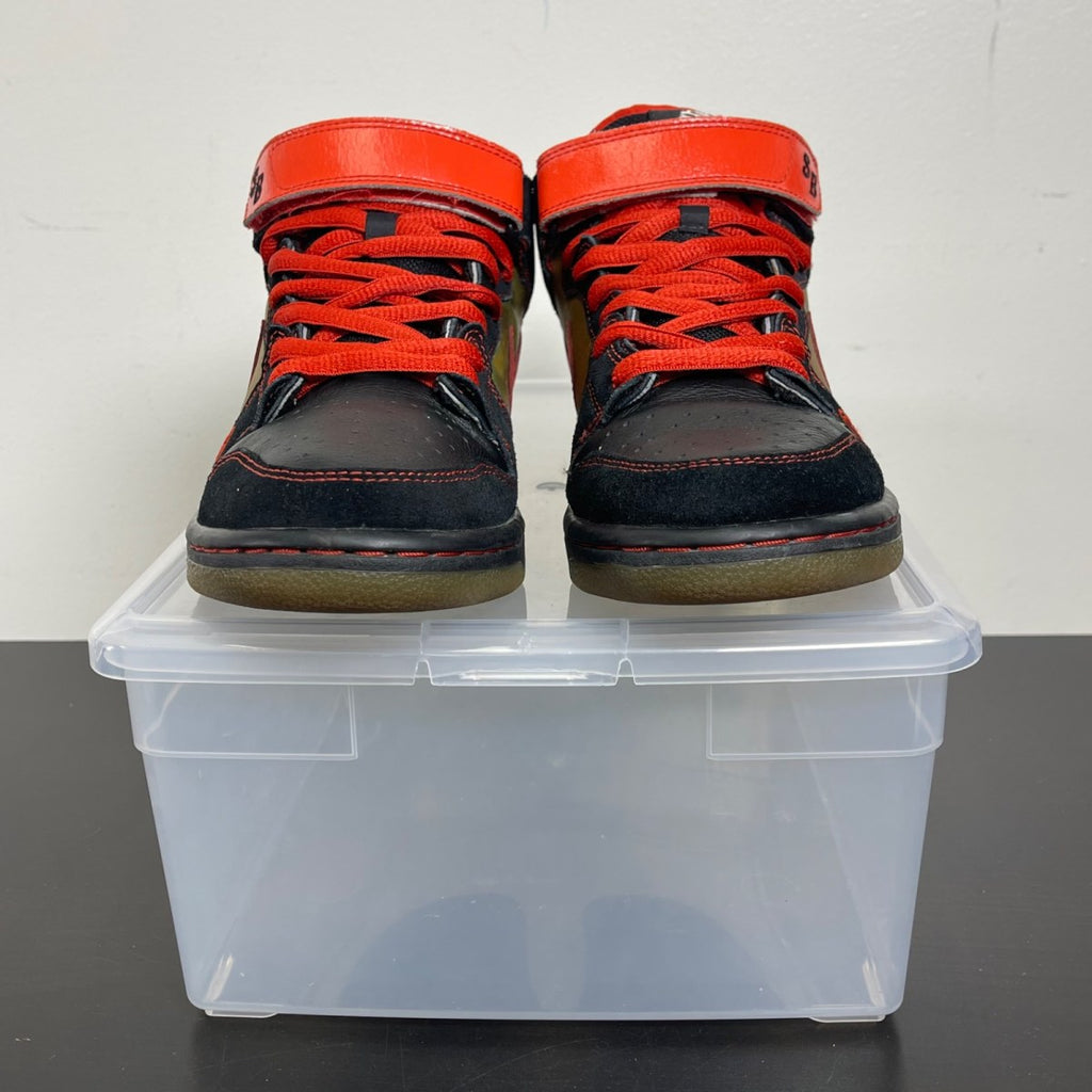 Nike SB Dunk Mid Money Cat 8.5 (Moderately Worn Pre-Owned)NikeBlack/Chile Red - Image 2