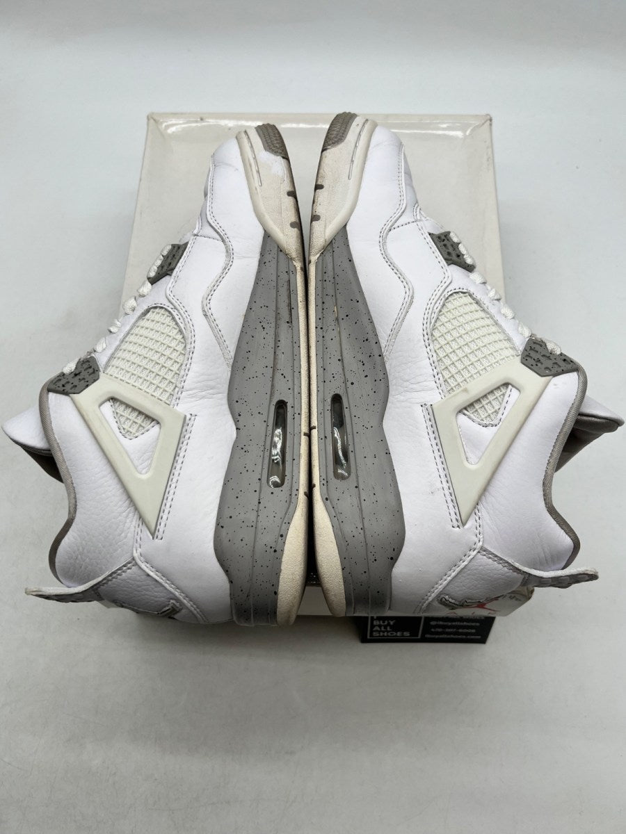 Jordan 4 Retro White Oreo (2021) 10 (Moderately Worn Pre-Owned) - Image 7