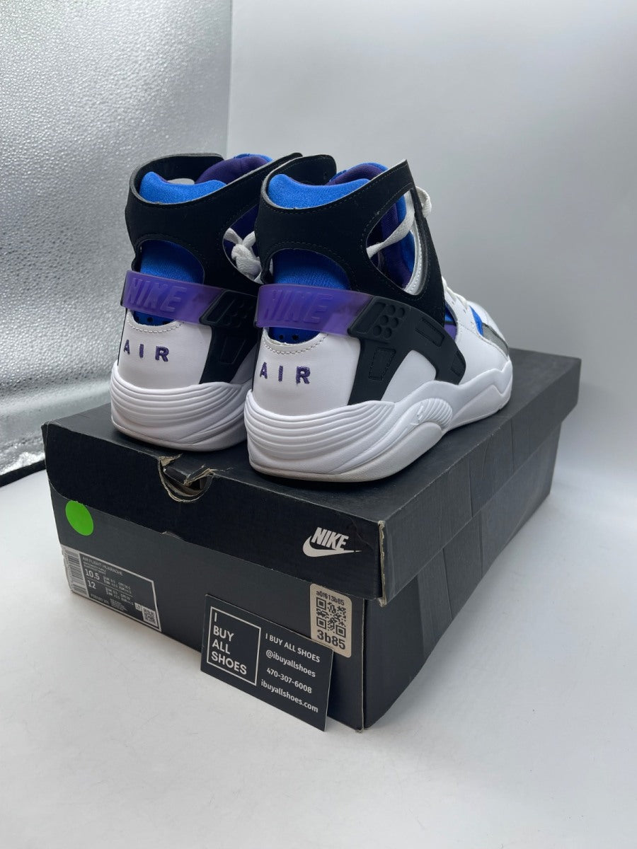 Nike Air Flight Huarache OG White Varsity Purple (2023) 10.5 (Moderately Worn Pre-Owned) - Image 5