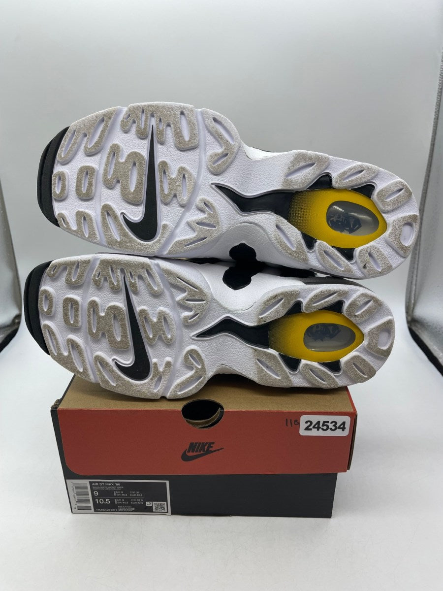 Nike Air DT Max '96 Black White (2024) 9 (Moderately Worn Pre-Owned)NikeBlack/White/Varsity Maize - Image 7
