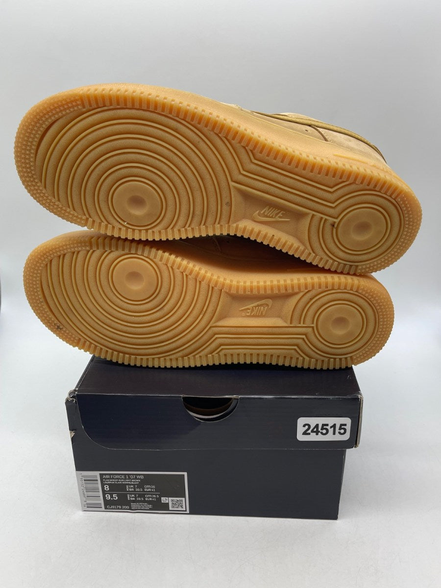 Nike Air Force 1 Low Flax Wheat 8 (Moderately Worn Pre-Owned)NikeFlax/Gum/Light Brown/Black/Wheat - Image 7