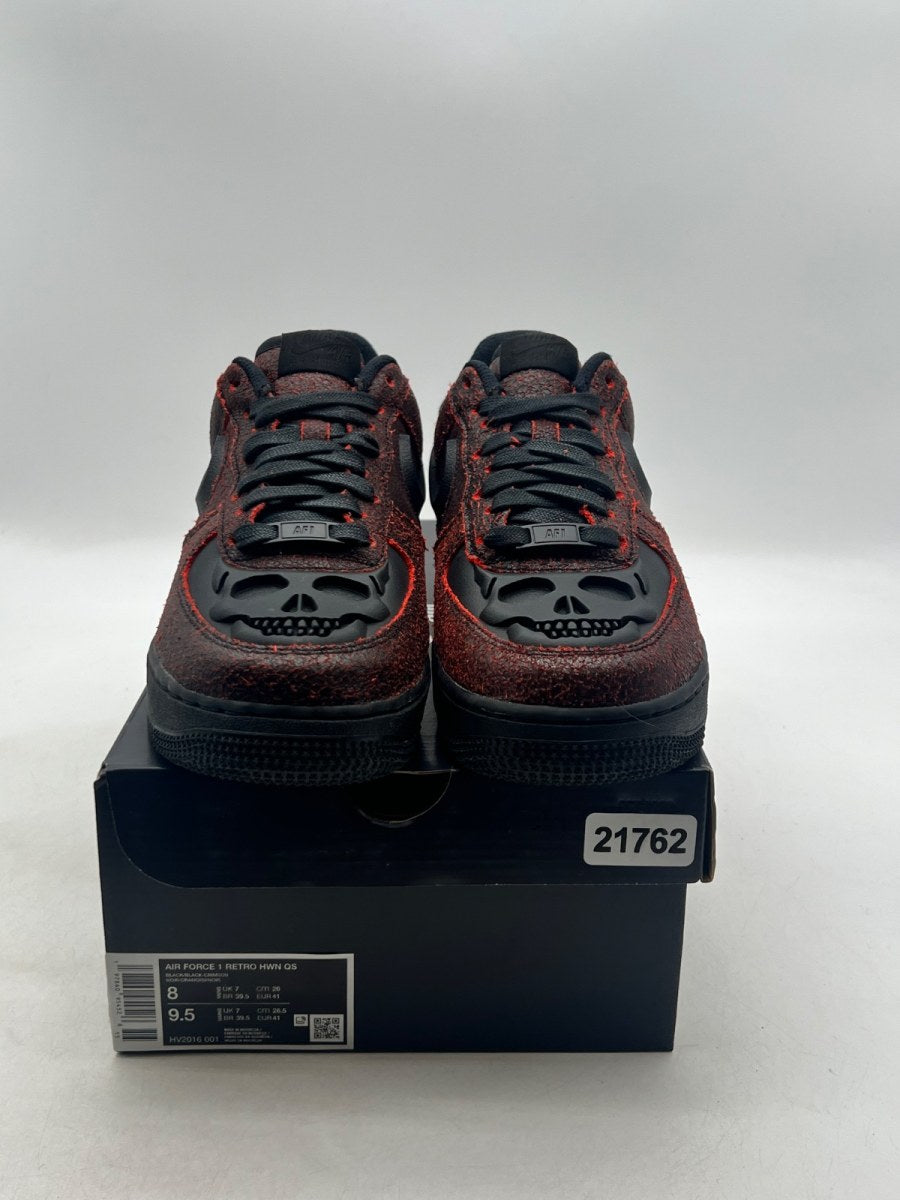 Nike Air Force 1 Low Retro QS Halloween Skull 8 (Lightly Worn Pre-Owned) - Image 2