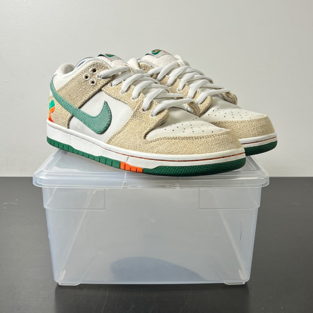 Nike SB Dunk Low Jarritos 8.5 (Lightly Worn Pre-Owned)NikePhantom/Safety Orange-Malachite - Image 1