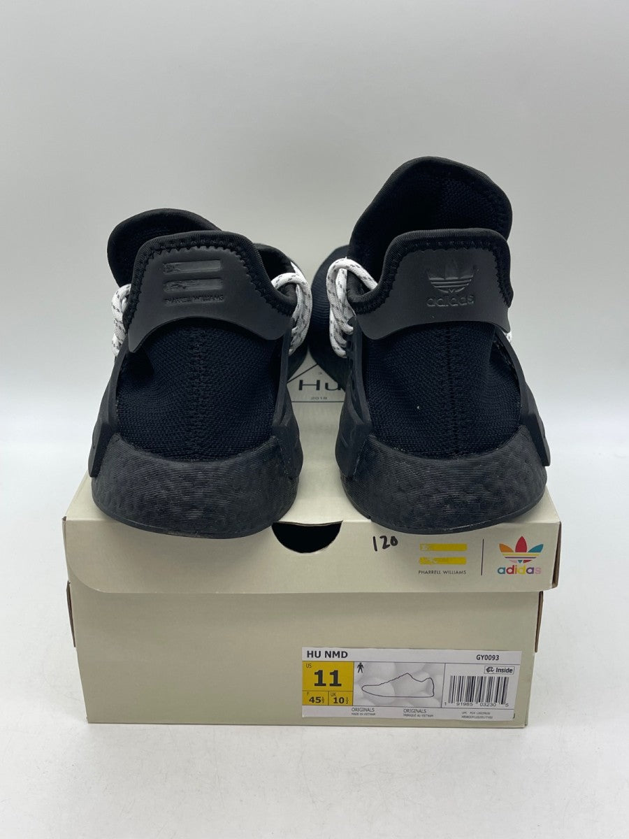 adidas NMD Hu Pharrell Black 11 (Moderately Worn Pre-Owned)adidasCore Black/Core Black/Core Black - Image 3