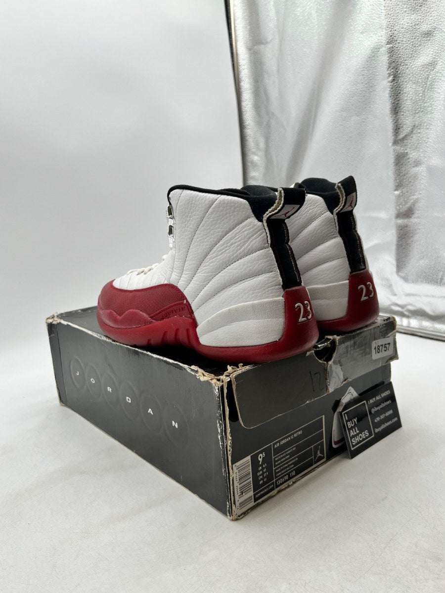 Jordan 12 Retro Cherry (2009) 9.5 (Heavily Worn Pre-Owned) - Image 4