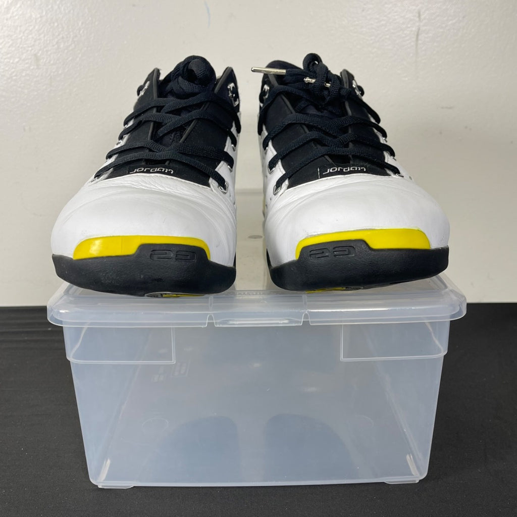 Jordan 17 OG Low All-Star Lightning (2002) 14 (Moderately Worn Pre-Owned)JordanWhite/Lightning-Black-Chrome - Image 2
