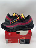 Nike Air Max 95 Black Tuscan Rust Laser Orange 12 (Moderately Worn Pre-Owned) - Image 1