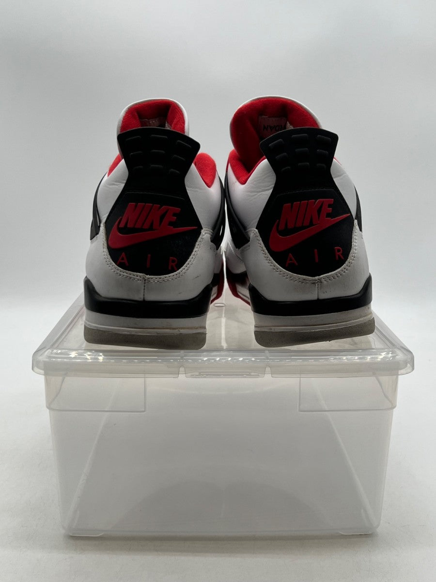 Jordan 4 Retro Fire Red (2020) 11.5 (Heavily Worn Pre-Owned)JordanWhite/Black-Tech Grey-Fire Red - Image 4