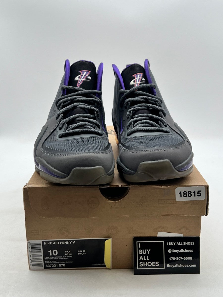 Nike Penny V Phoenix Suns 10 (Lightly Worn Pre-Owned) - Image 2
